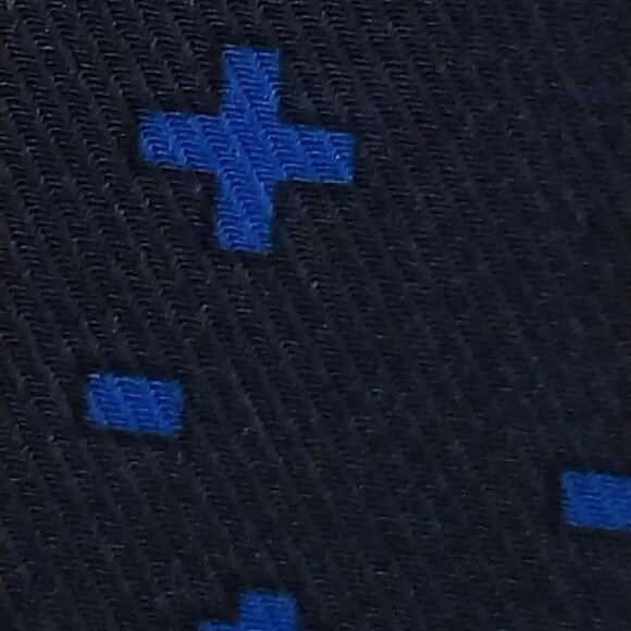 Auth HERMES Petit Carre - Dark Navy Light Blue Multi Scarf - Picture 5 of 7